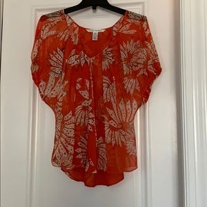 DVF silk blouse